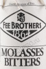 этикетка биттер fee brothers molasses bitters 0.15л