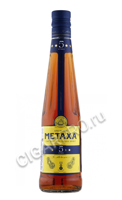 бренди metaxa 5 stars 0.5л