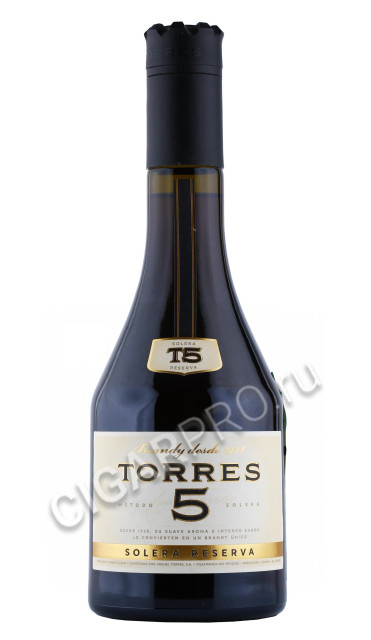 бренди torres 5 years 0.5л