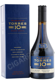 бренди torres 10 double barrel 0.7л в подарочной упаковке