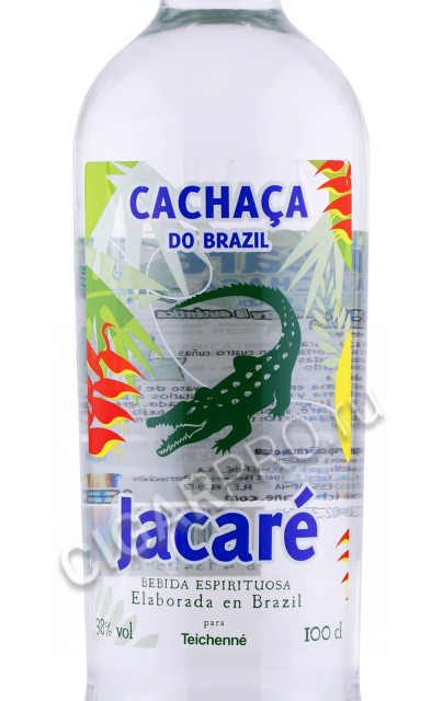 этикетка кашаса jacare 1л