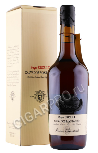 кальвадос roger groult reserve ancestrale 50 years 0.7л в подарочной упаковке