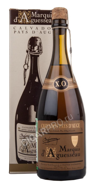 calvados marquis d`aquesseau 12 years xo кальвадос маркиз д`агессо 12 лет