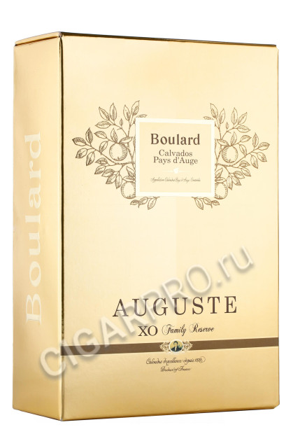 подарочная упаковка кальвадос boulard auguste xo 0.7л