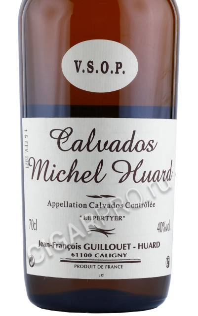 этикетка кальвадос michel huard vsop 0.7л