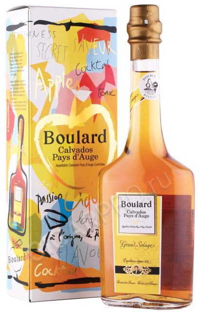 кальвадос boulard grand solage 0.5л в подарочной упаковке