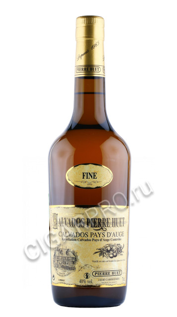 кальвадос calvados pierre huet fine 0.7л