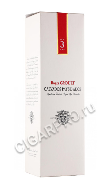 подарочная упаковка кальвадос roger groult reserve 3 ans dage 0.7л