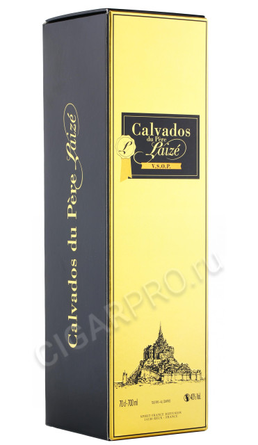 подарочная упаковка кальвадос du pere laize vsop 0.7л