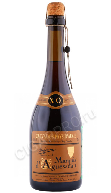 кальвадос marquis d aquesseau 30 years xo 0.7л