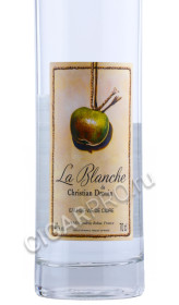 этикетка кальвадос christian drouin blanche de normandie 0.7л