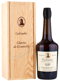 Кальвадос Шарль де Гранвиль 30 Ан 0.7л в деревянной упаковке