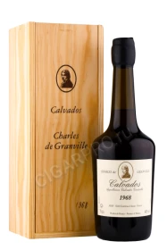 Кальвадос Шарль де Гранвиль 1968г 0.7л в деревянной упаковке