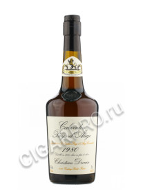кальвадос coeur de lion pays d`auge 1980 года 0.7 l