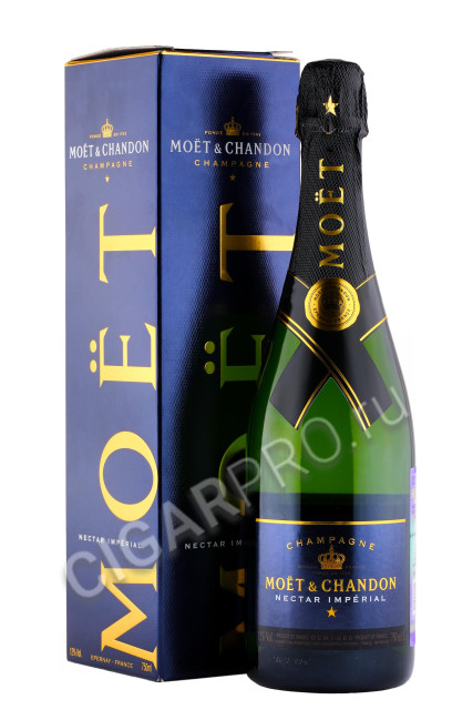 шампанское moet & chandon nectar imperial 0.75л