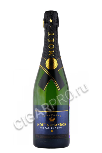 шампанское moet & chandon nectar imperial 0.75л