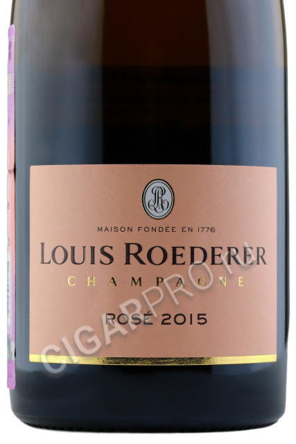 этикетка louis roederer brut rose 0.375л