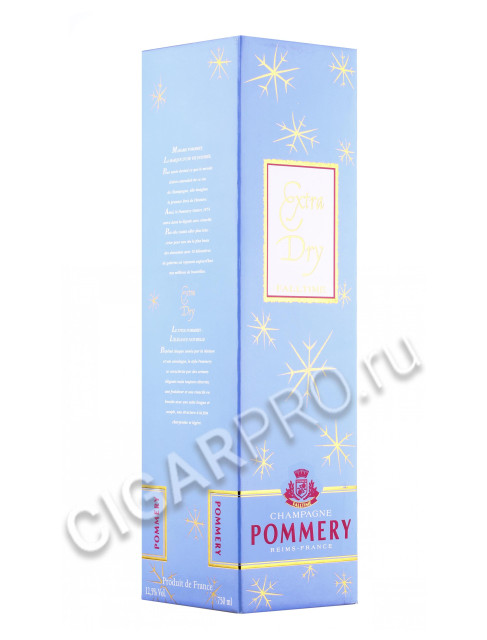 подарочная коробка pommery extra dry falltime