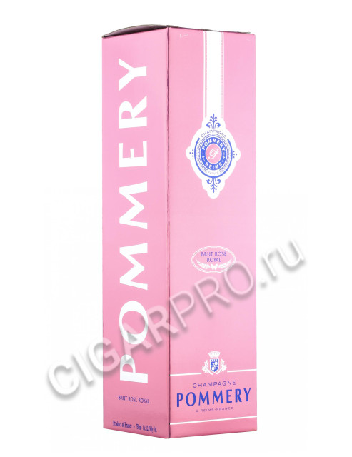 подарочная коробка pommery brut rose royal