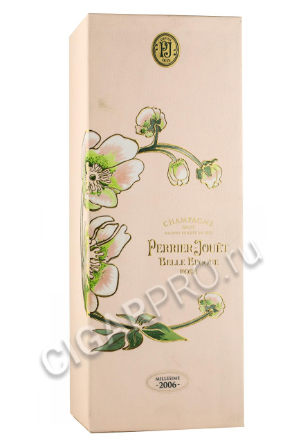 подарочная упаковка perrier-jouet belle epoque rose 2006