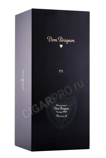 Подарочная коробка Шампанское Дом Периньон Пленитюд 2 Винтаж 2003г 0.75л
