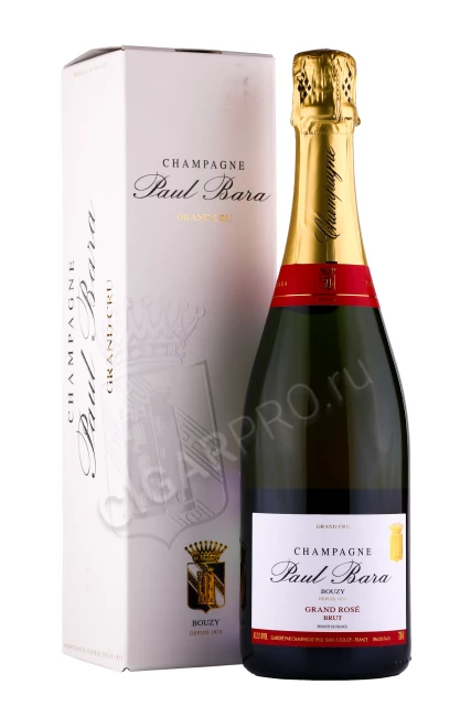 Шампанское Поль Бара Брют Гран Розе Бузи Гран Крю 0.75л в подарочной упаковке