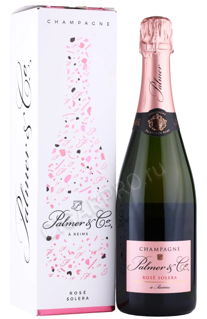 Шампанское Шампань Пальмер энд Ко Розе Солера 0.75л в подарочной упаковке