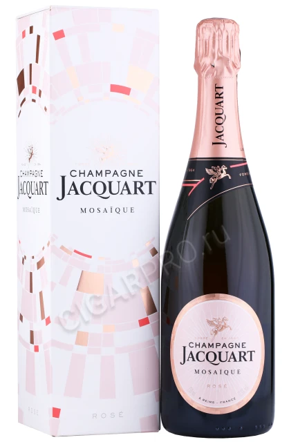Шампанское Жакарт Розе Мозаик 0.75л в подарочной упаковке