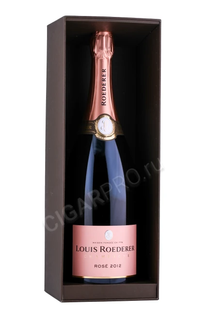 Шампанское Луи Родерер Делюкс Розе 2012г 1.5л в подарочной упаковке