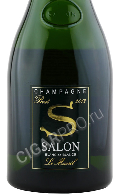 этикетка salon сhampagne le mesnil blanc de blancs 2012 0.75л