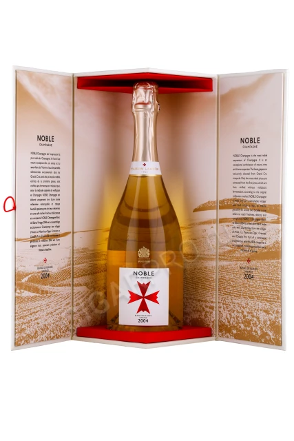 Шампанское Лансон Нобль Шампань Блан де Блан 2004г 0.75л в подарочной упаковке