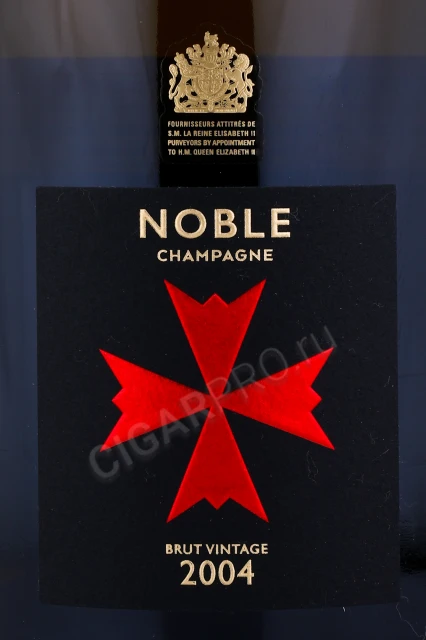 Этикетка Шампанское Лансон Нобль Шампань Брют 2004г 0.75л