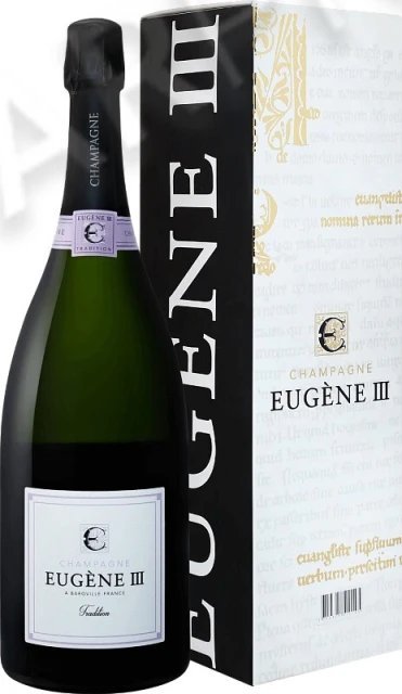 Шампанское Еужен III Традисьон 1.5 л в подарочной упаковке