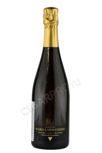 Waris-Larmandier Grand Cru Blancs de Blancs Particules Crayeuses Zero Dosage Шампанское Варис-Лармандье Гранд Крю Блан де Блан Партикюль Крейез Зеро Дозаж 0.75л