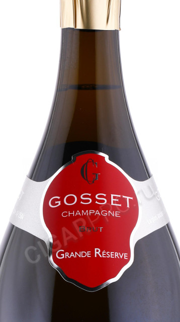 этикетка шампанское gosset grande brut reserve 0.75л