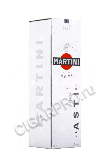 подарочная упаковка martini asti 0.75л