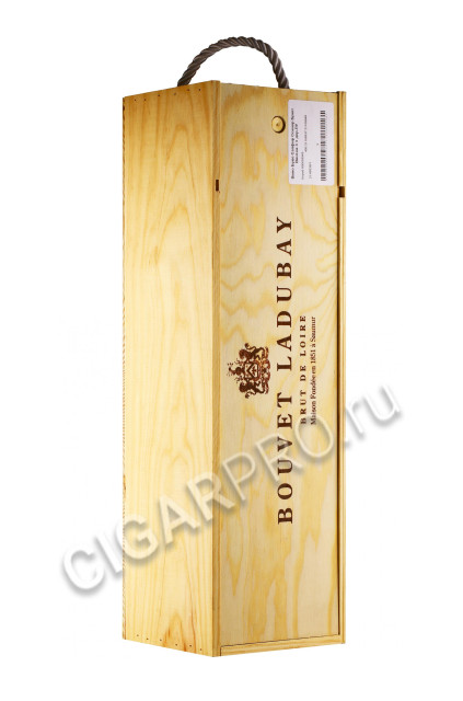 деревянный ящик bouvet ladubay saphir brut vintage 2018 3л