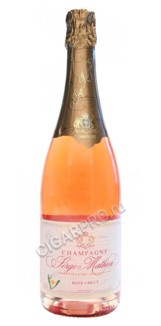 купить serge mathieu brut rose шампанское серж матьё брют розе цена