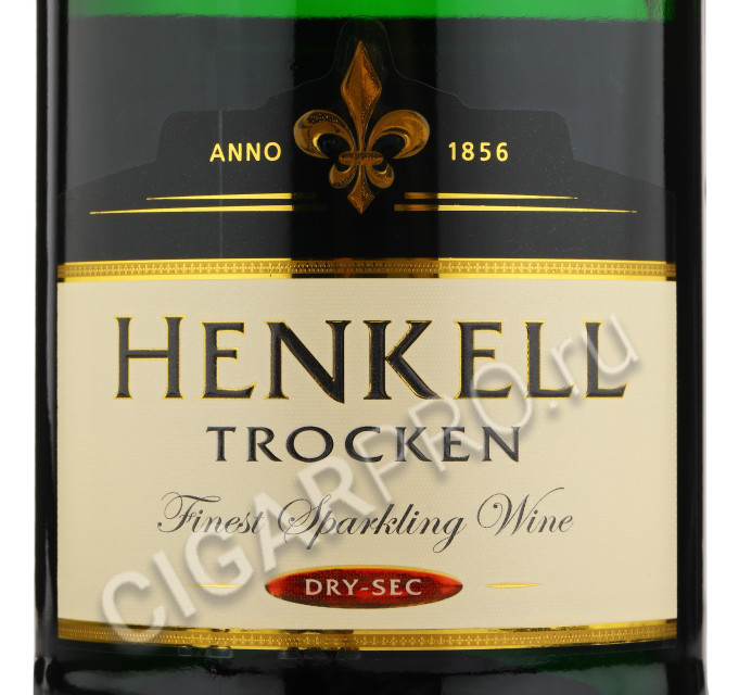 этикетка henkell trocken 0.75 l