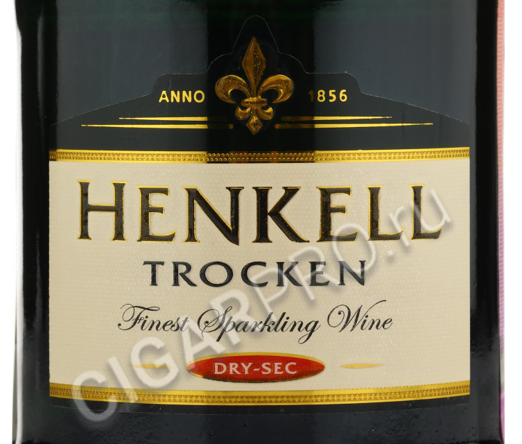 этикетка henkell trocken 0.2 l