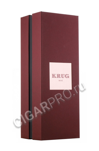 подарочная упаковка krug brut rose 0.75 l