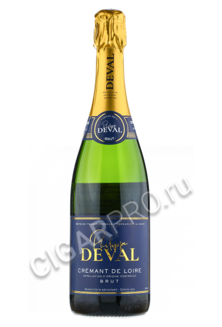 philippe deval brut cremant de loire купить игристое вино филипп деваль брют цена