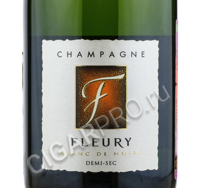 этикетка fleury blanc de noirs