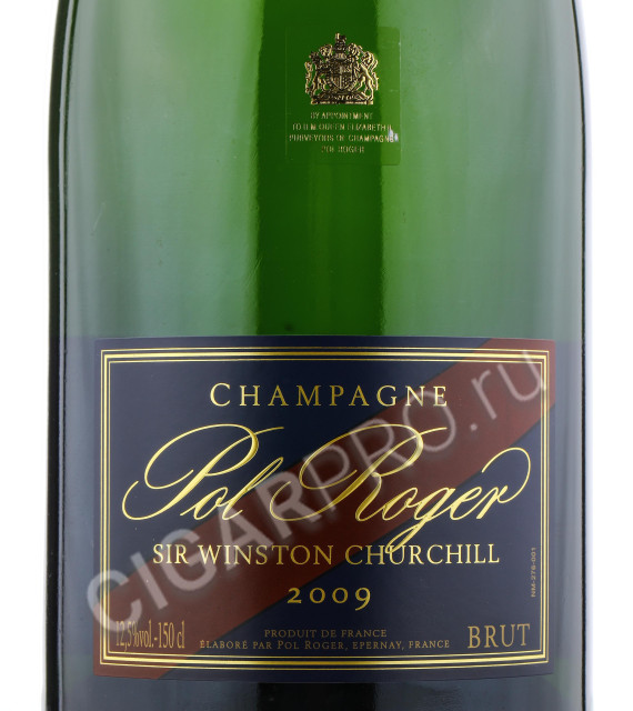 этикетка pol roger cuvee sir winston churchill 1.5 l