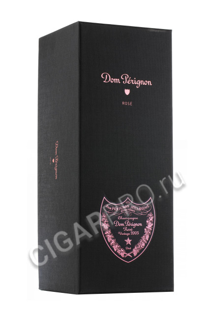 подарочная упаковка dom perignon rose vintage 2005 0.75 l