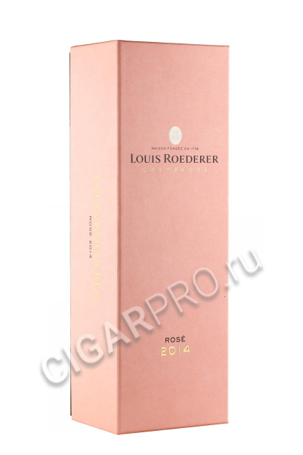 подарочная упаковка шампанское louis roederer brut rose deluxe 2014 0.75л
