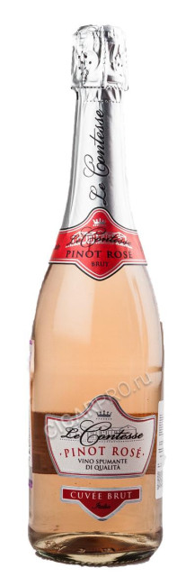 вино игристое спуманте пино розе  ле контессе  le contesse pinot rose cuvee brut