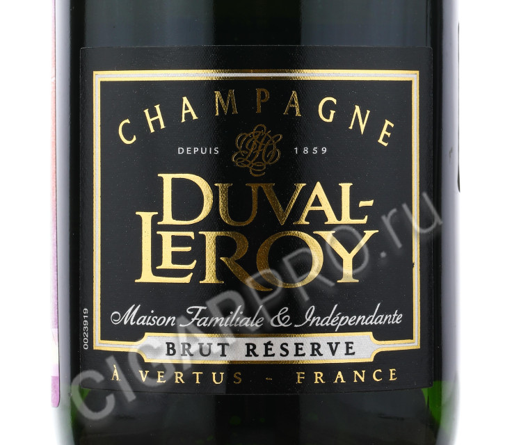 этикетка duval-leroy brut 0.2 l