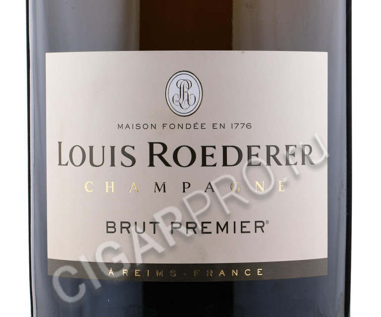 этикетка louis roederer brut premier 6 l