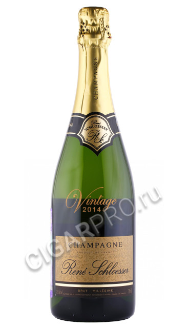 шампанское rene schloesser brut millesime vintage 0.75л